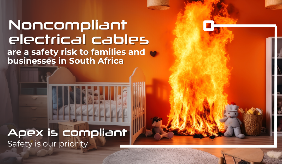 Noncompliant electrical cables in South Africa risk safety